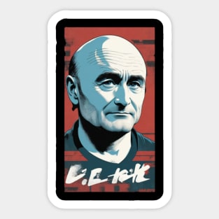 phil collins // vektor art design v1 Sticker